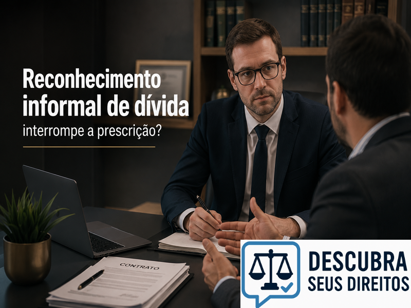 Reconhecimento informal de dívida interrompe a prescrição?