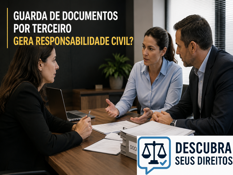 Guarda de documentos por terceiro gera responsabilidade civil?