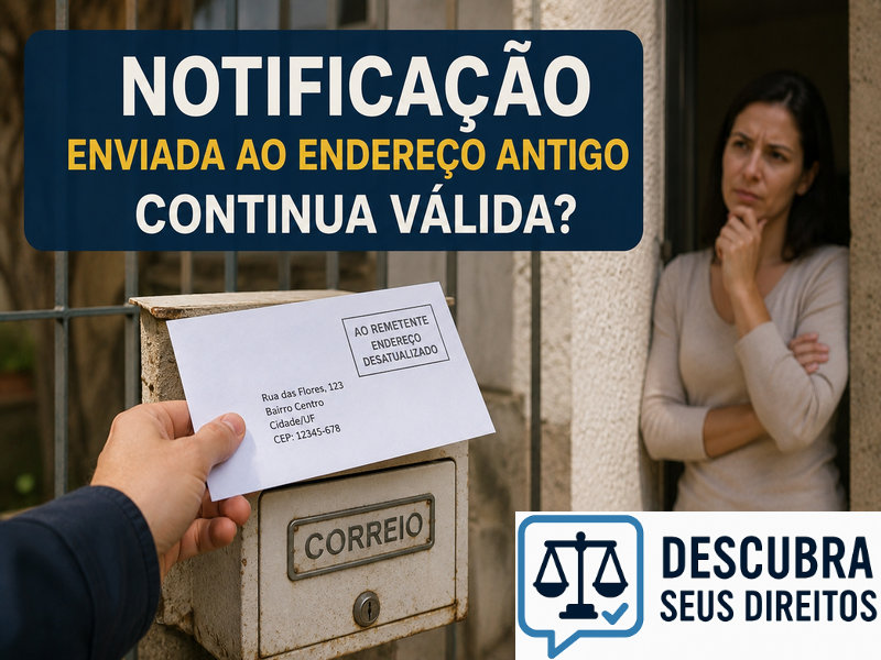 Notificação enviada ao endereço antigo continua válida?