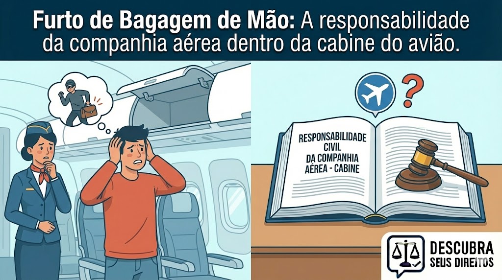 Furto de Bagagem de Mão: Responsabilidade das Companhias Aéreas e Indenização ao Passageiro