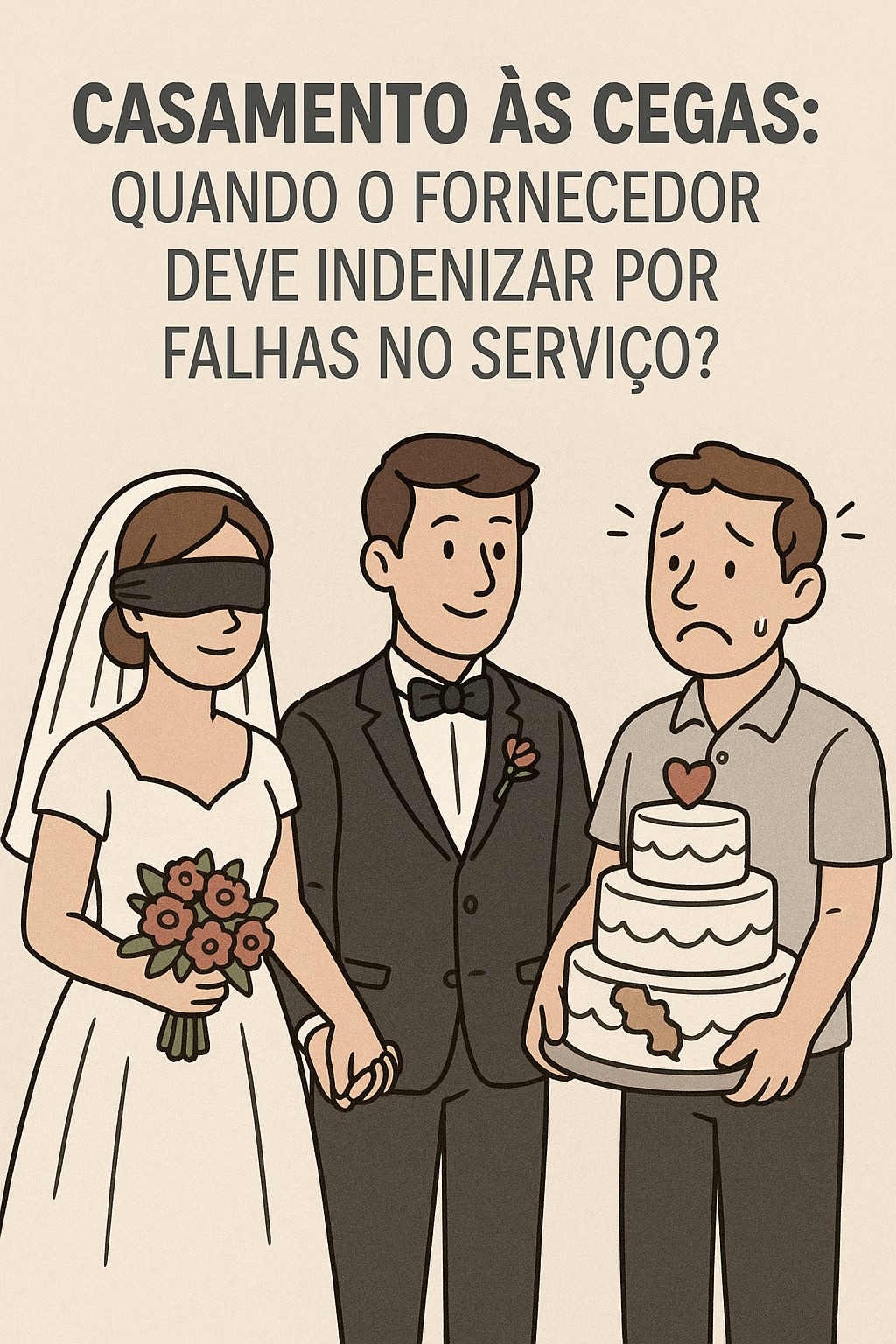 Casamento às Cegas: quando o fornecedor deve indenizar por falhas no serviço?