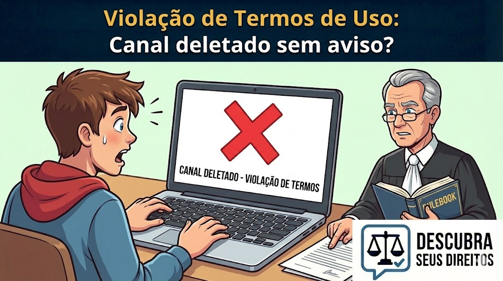 Violação de Termos de Uso e Exclusão de Canais