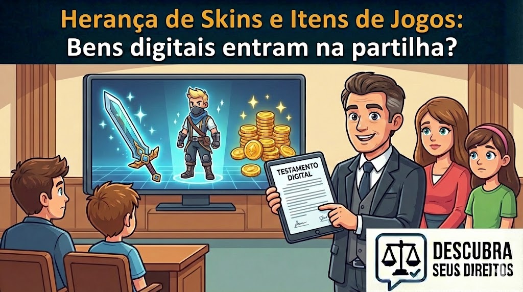 Herança de Skins e Itens de Jogos: ativos digitais entram na sucessão?