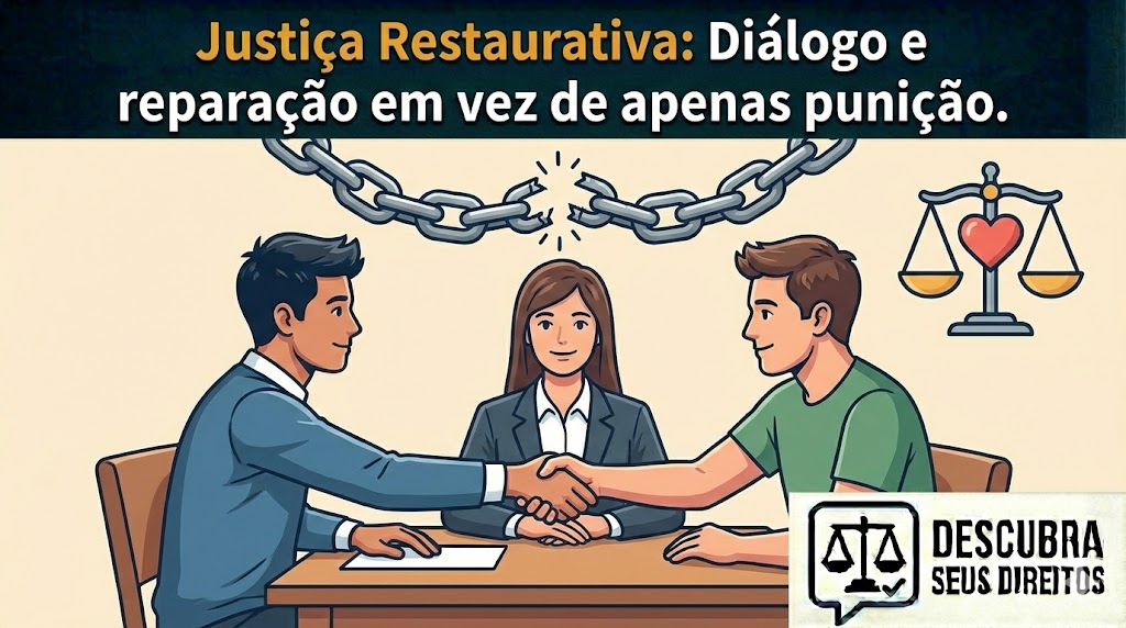 Justiça Restaurativa: o diálogo que busca reparar o dano, não apenas punir