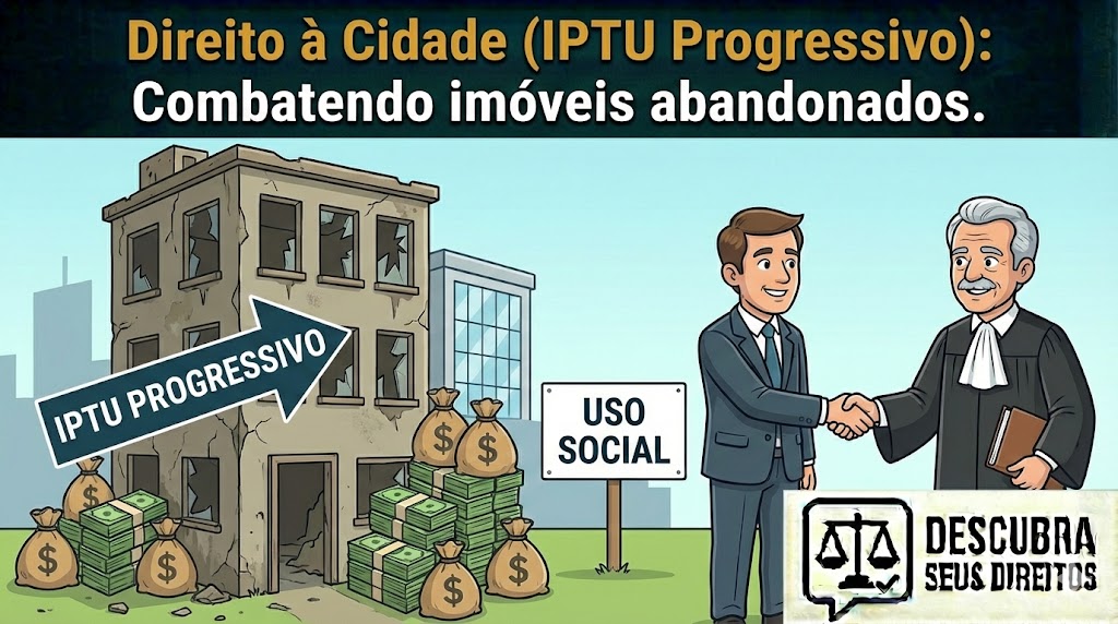 Direito à Cidade e IPTU Progressivo: imóvel abandonado pode “pagar mais” até cumprir função social?