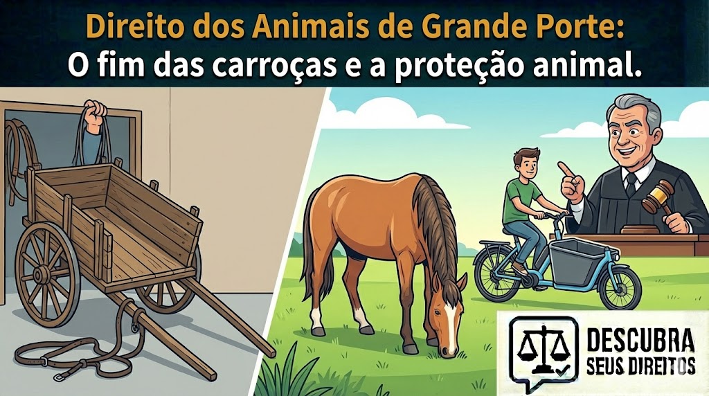 Direito dos Animais de Grande Porte: o fim das carroças urbanas e a transição justa para as famílias