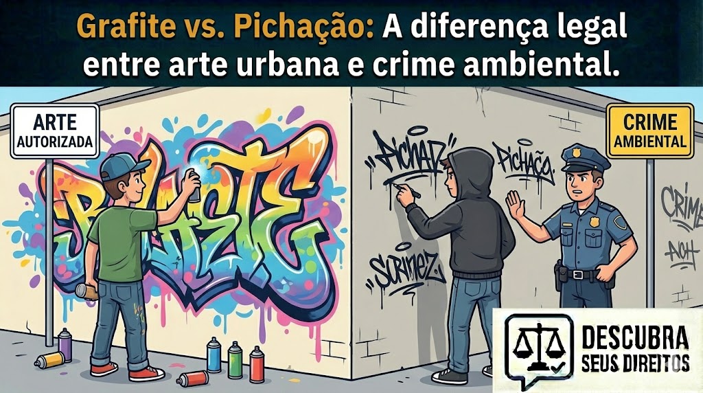 Grafite vs. Pichação: quando é arte urbana e quando vira crime?
