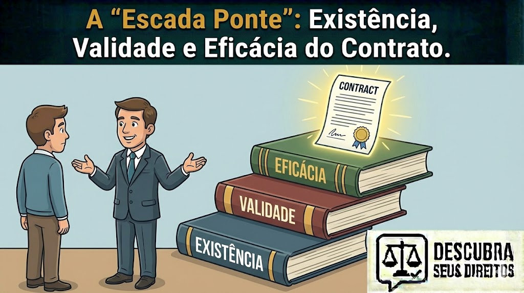 A “Escada Ponteana” no Direito Contratual: existência, validade e eficácia