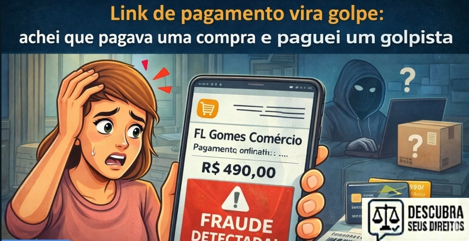 Fraude no “link de pagamento”: quando a maquininha virtual vira armadilha