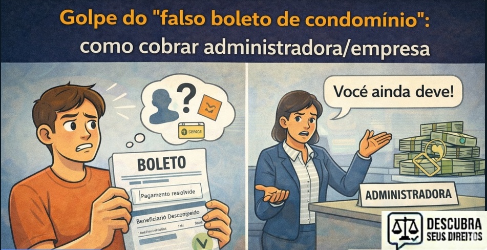 Golpe do “falso boleto de condomínio”: como cobrar administradora/empresa