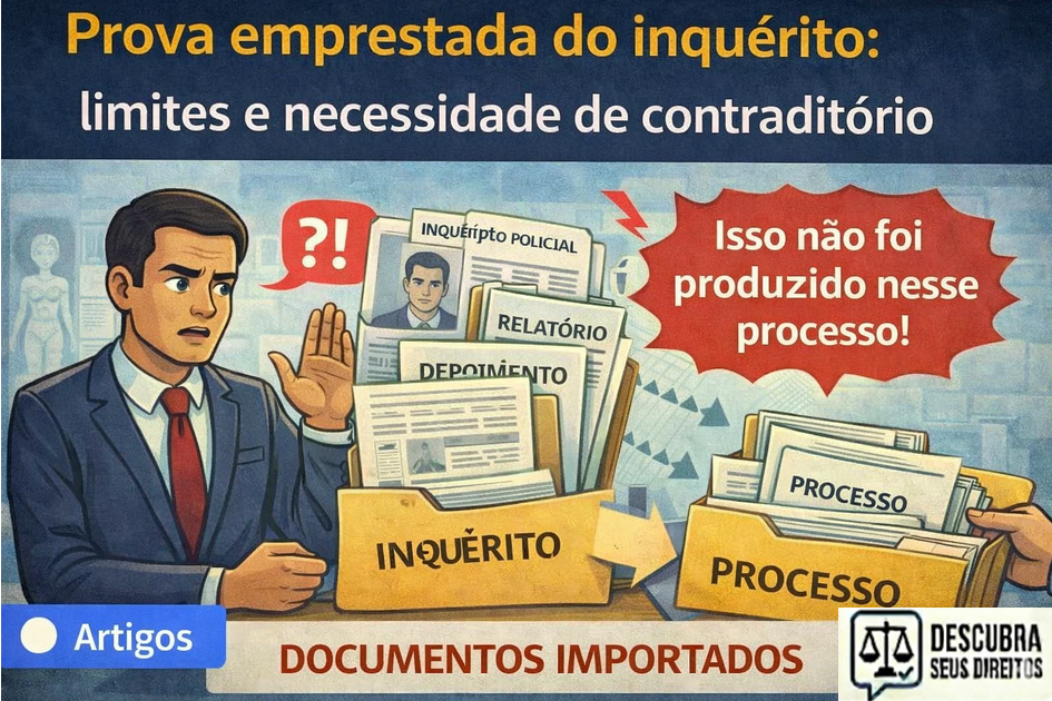 Prova emprestada do inquérito: limites e necessidade de contraditório