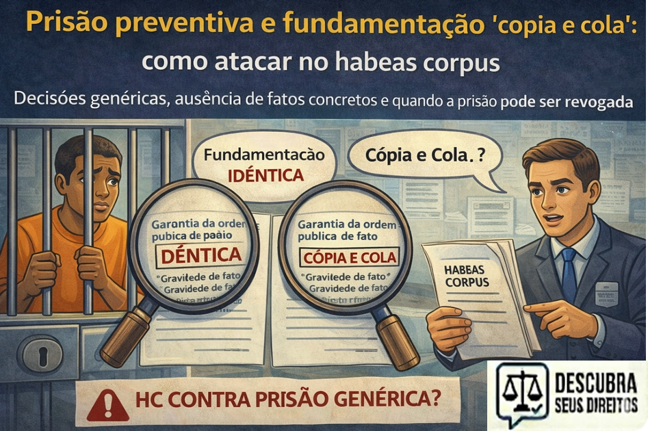 Prisão preventiva e fundamentação “copia e cola”: como atacar no habeas corpus