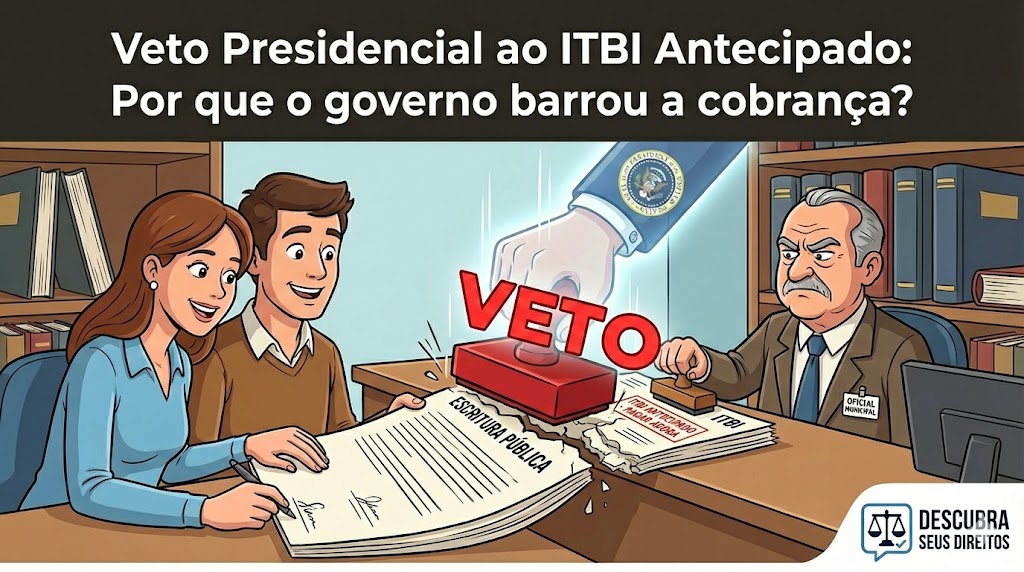 Veto Presidencial ao ITBI Antecipado: por que o Governo barrou o pagamento na assinatura do contrato?