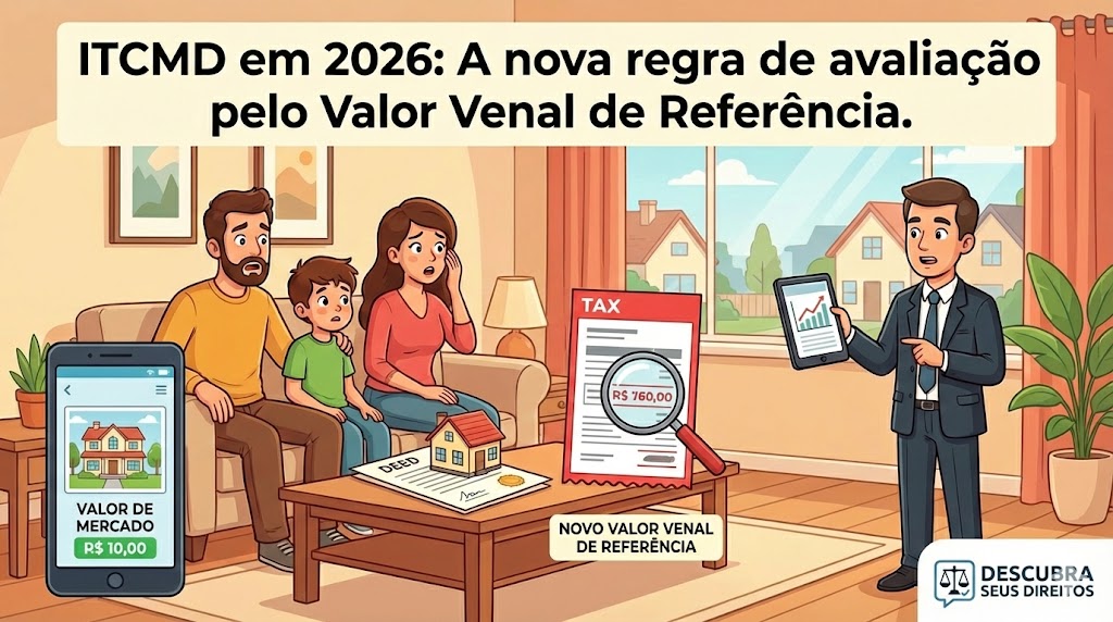 ITCMD e o Valor Venal de Referência: a nova regra de avaliação compulsória da herança e doação pode aumentar o imposto?