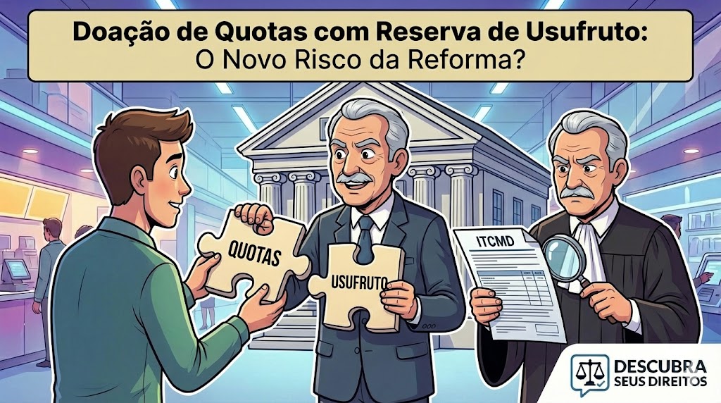 Doação de quotas com reserva de usufruto: o novo risco da avaliação a valor de mercado e o impacto no ITCMD
