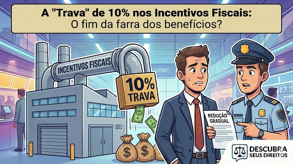 A “Trava” de 10% nos Incentivos: como a redução linear de benefícios fiscais pode impactar empresas e contratos em andamento