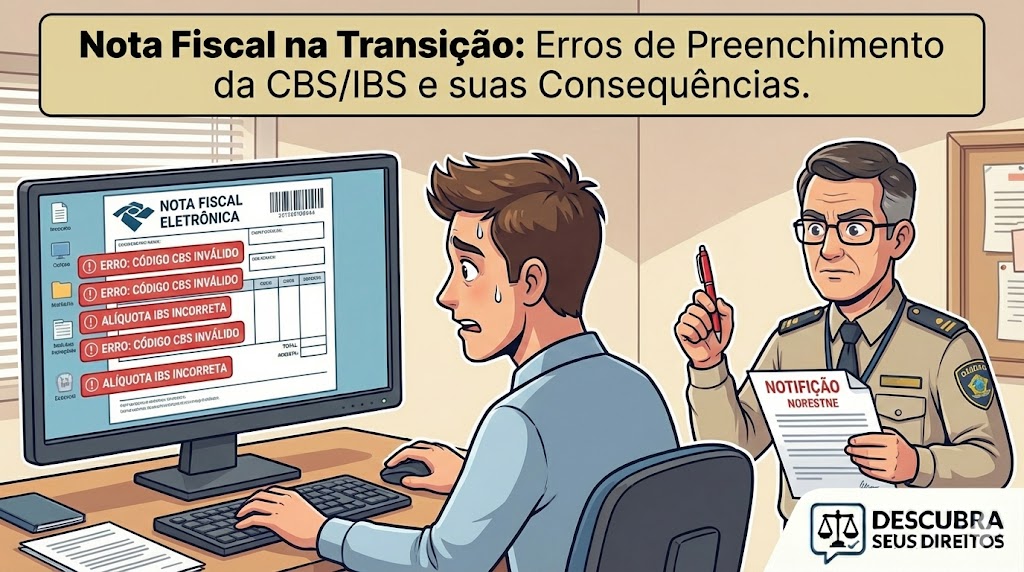 Nota Fiscal na transição: erros de preenchimento da CBS/IBS na fase de testes e o risco de autuação “por detalhe”