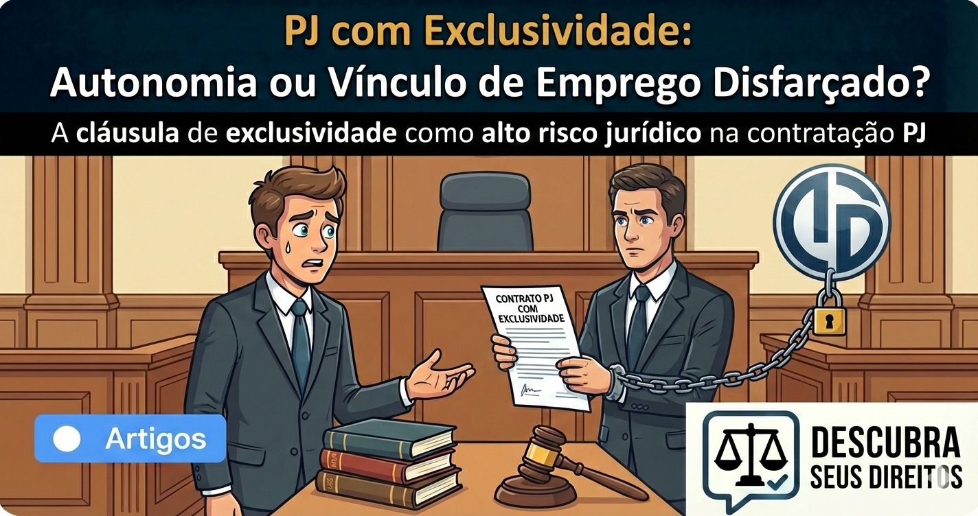 Cláusula de exclusividade para PJ: quando gera vínculo ou indenização
