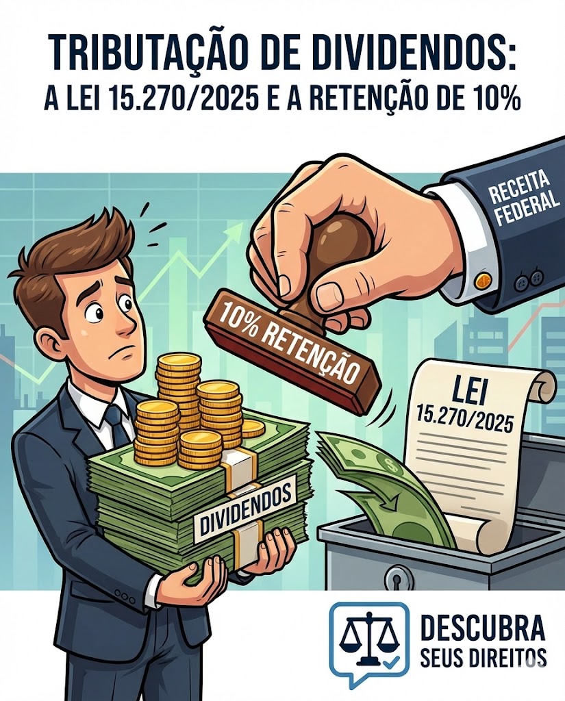 Tributação de dividendos: a Lei 15.270/2025 e a retenção de 10%