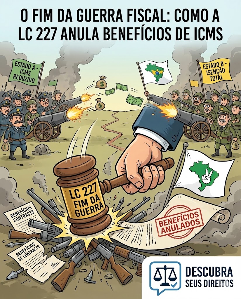 O fim da guerra fiscal: como a LC 227 anula benefícios de ICMS concedidos sem convênio