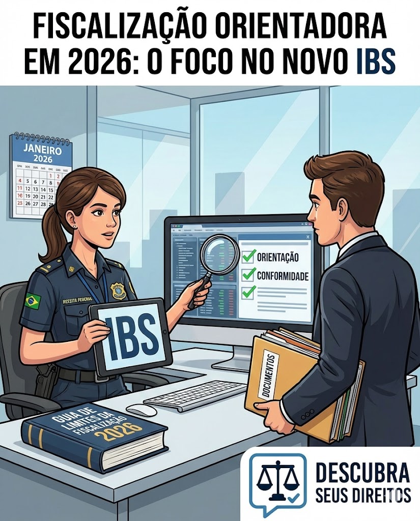 Fiscalização Orientadora em 2026: até onde a Receita Federal pode “apenas orientar” no novo IBS/CBS