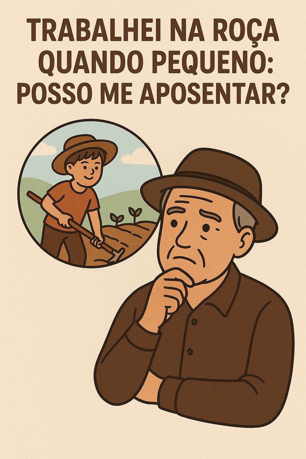 TRABALHEI NA ROÇA QUANDO PEQUENO: POSSO ME APOSENTAR?