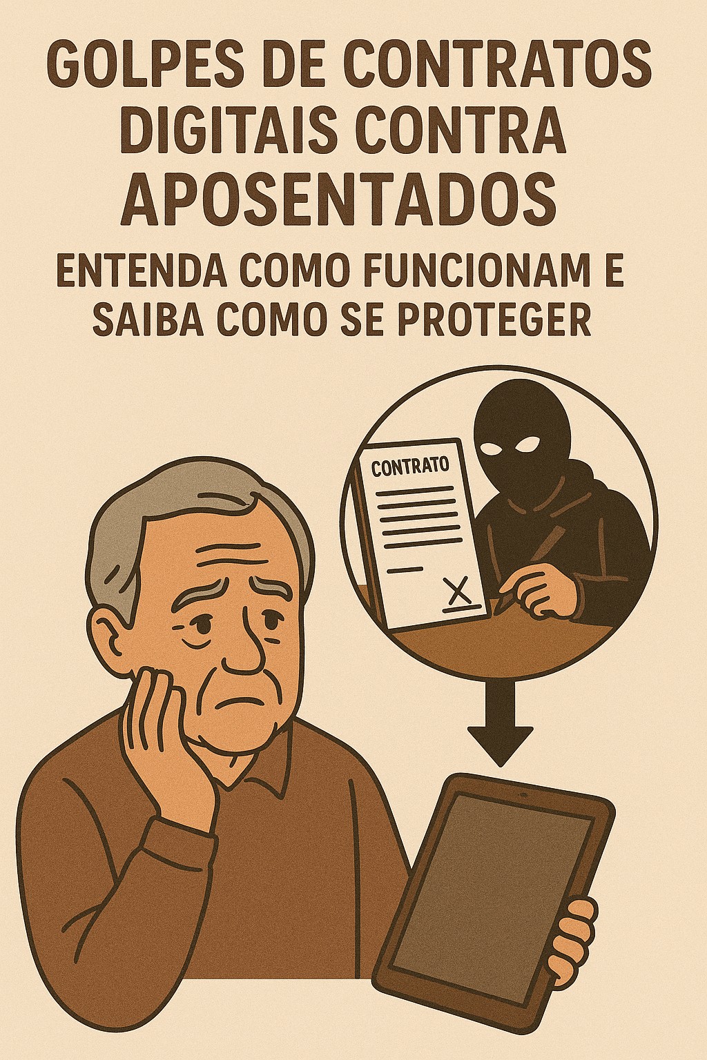 GOLPES DE CONTRATOS DIGITAIS CONTRA APOSENTADOS: ENTENDA COMO FUNCIONAM E SAIBA COMO SE PROTEGER