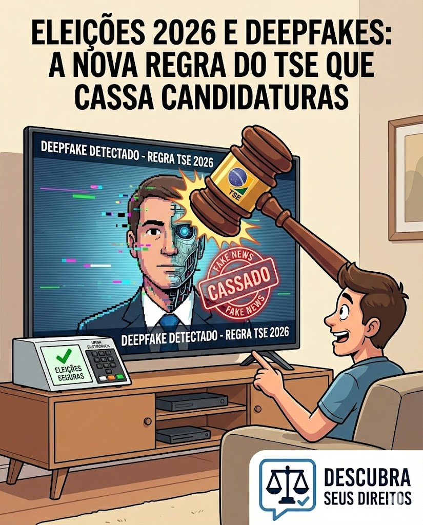 Eleições 2026 e Deepfakes: a nova regra que pode cassar candidatos que usam IA para manipular o eleitor