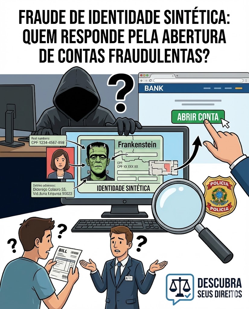 Fraude de Identidade Sintética: quem responde pela abertura de conta bancária com “pessoa que não existe”?