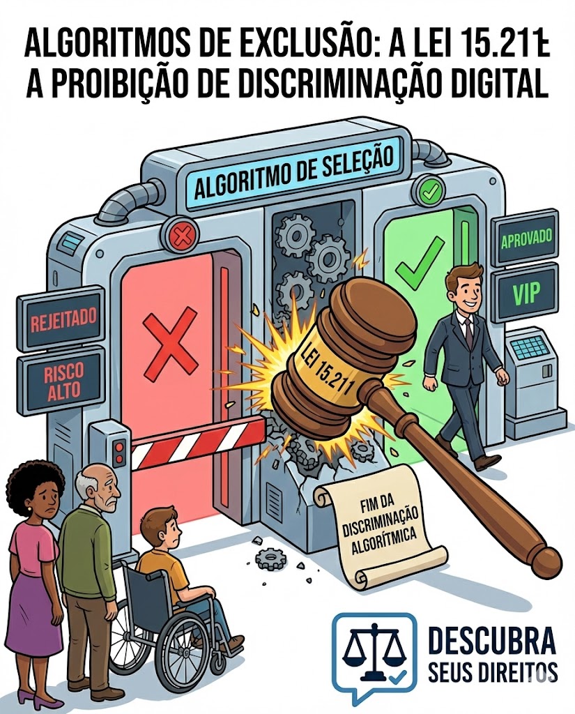 Algoritmos de exclusão: a Lei 15.211 e a proibição de recomendação de conteúdos para menores