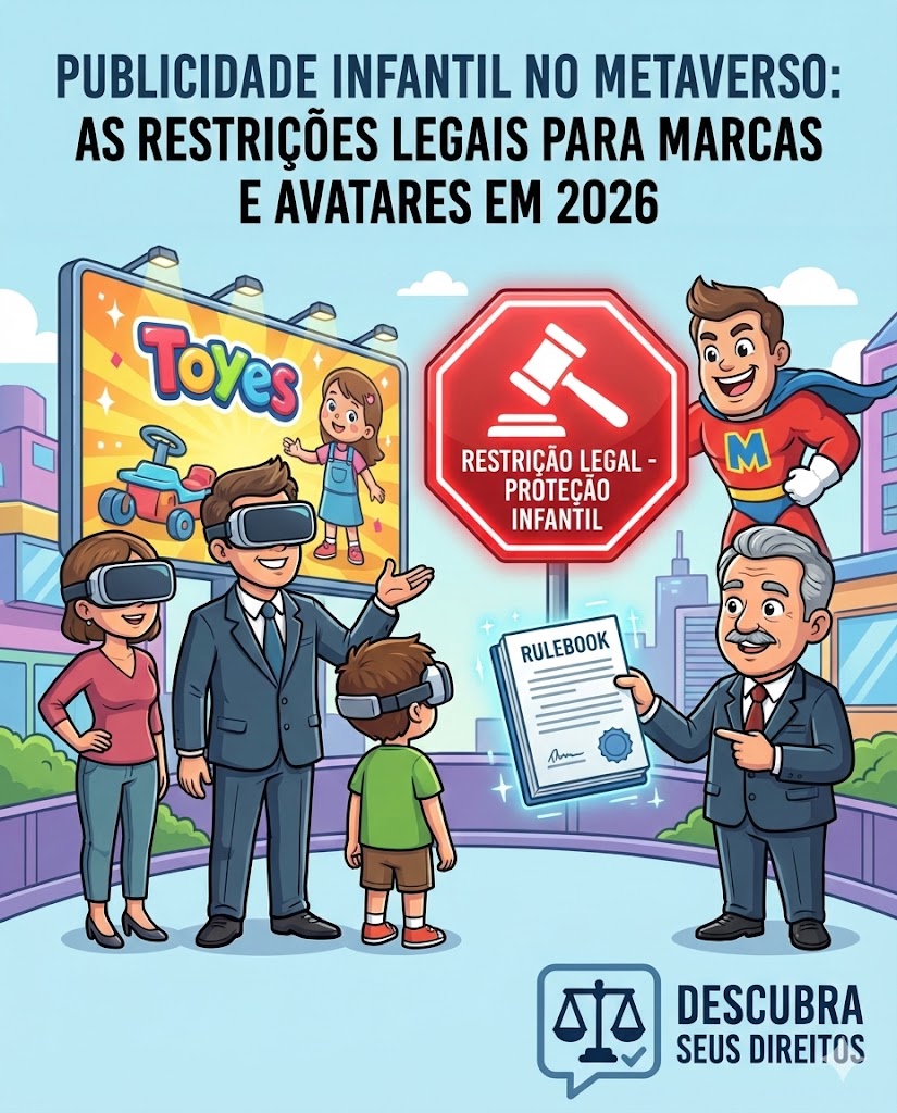 Publicidade infantil no metaverso: quais são as restrições legais para marcas e avatares em 2026