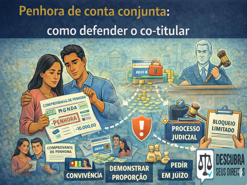 Penhora de conta conjunta: como defender o co-titular