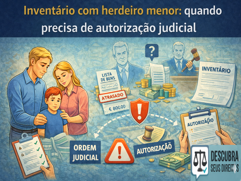 Inventário com herdeiro menor: quando precisa de autorização judicial