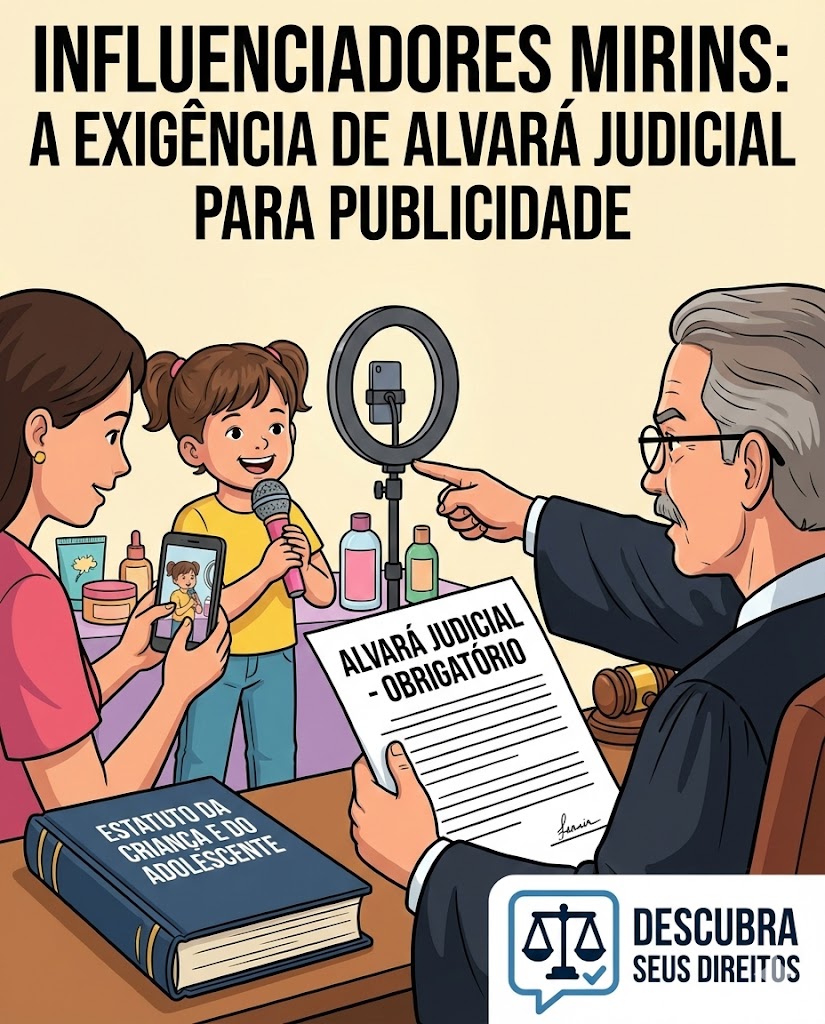 Influenciadores Mirins: quando a publicidade no TikTok e Instagram exige alvará judicial