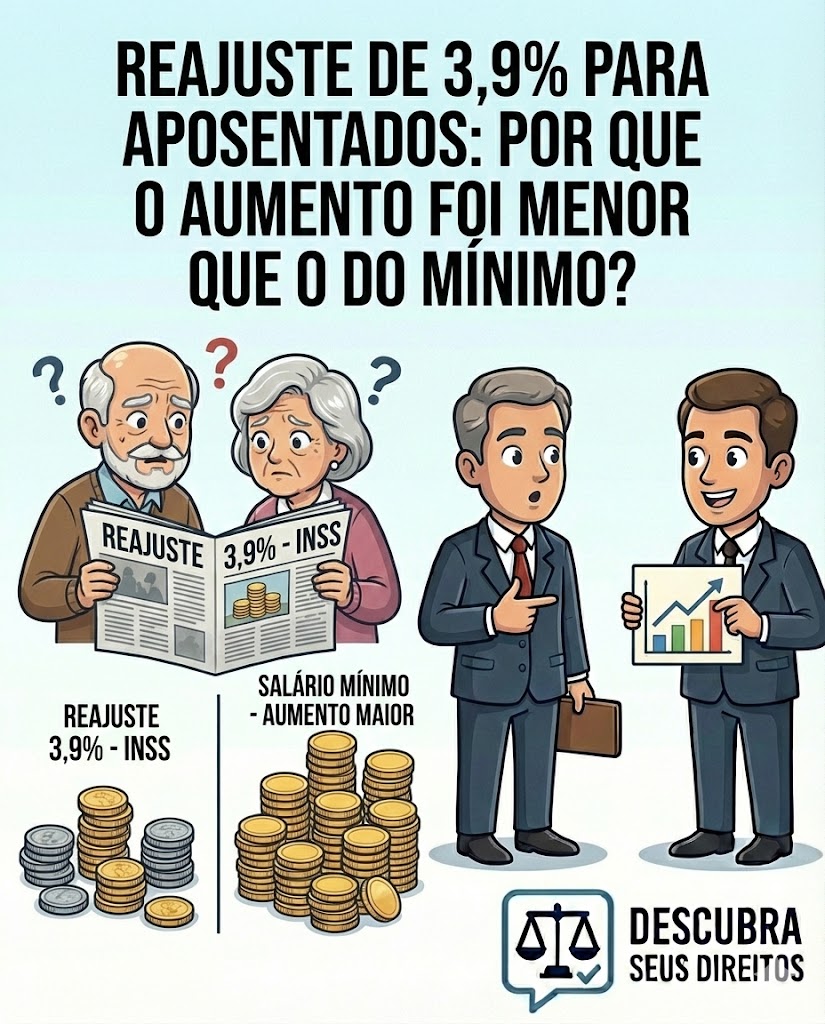 Reajuste de 3,9% para aposentados: por que o aumento foi menor que o do INPC — e o que isso significa na prática