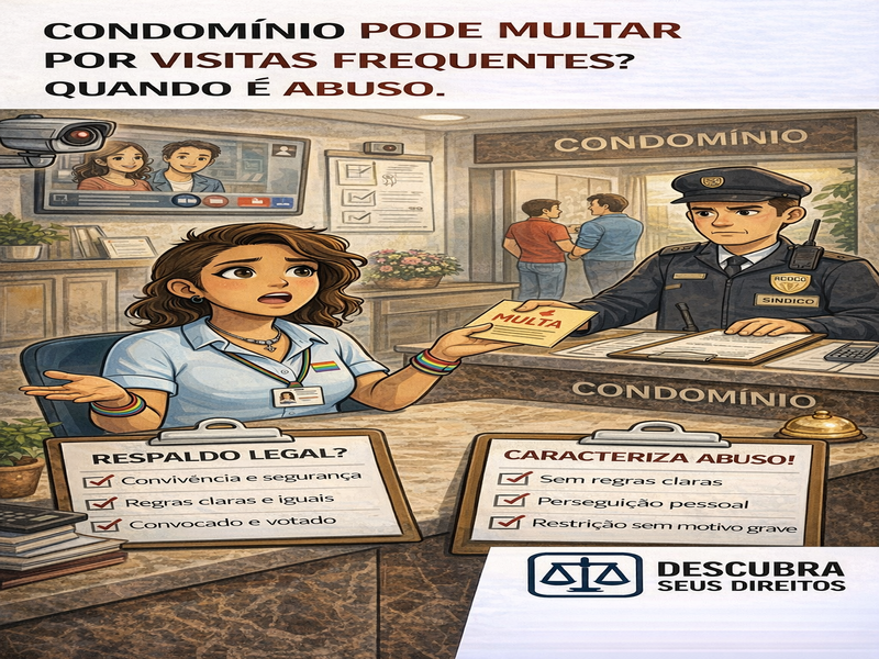 Condomínio pode multar por visitas frequentes? Quando isso vira abuso