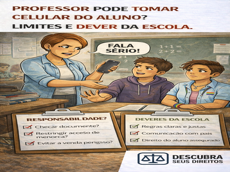 Professor pode tomar celular do aluno? Limites e deveres da escola
