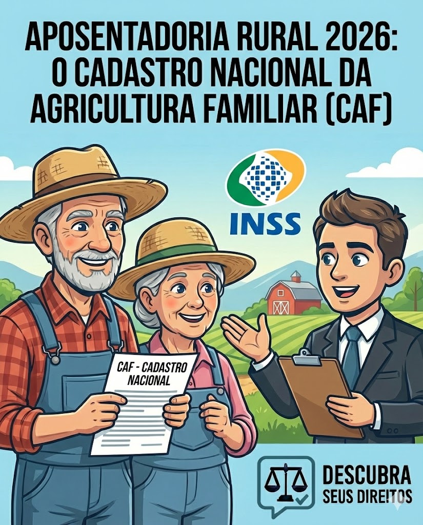 Aposentadoria Rural 2026: o Cadastro Nacional da Agricultura Familiar (CAF) virou prova obrigatória?