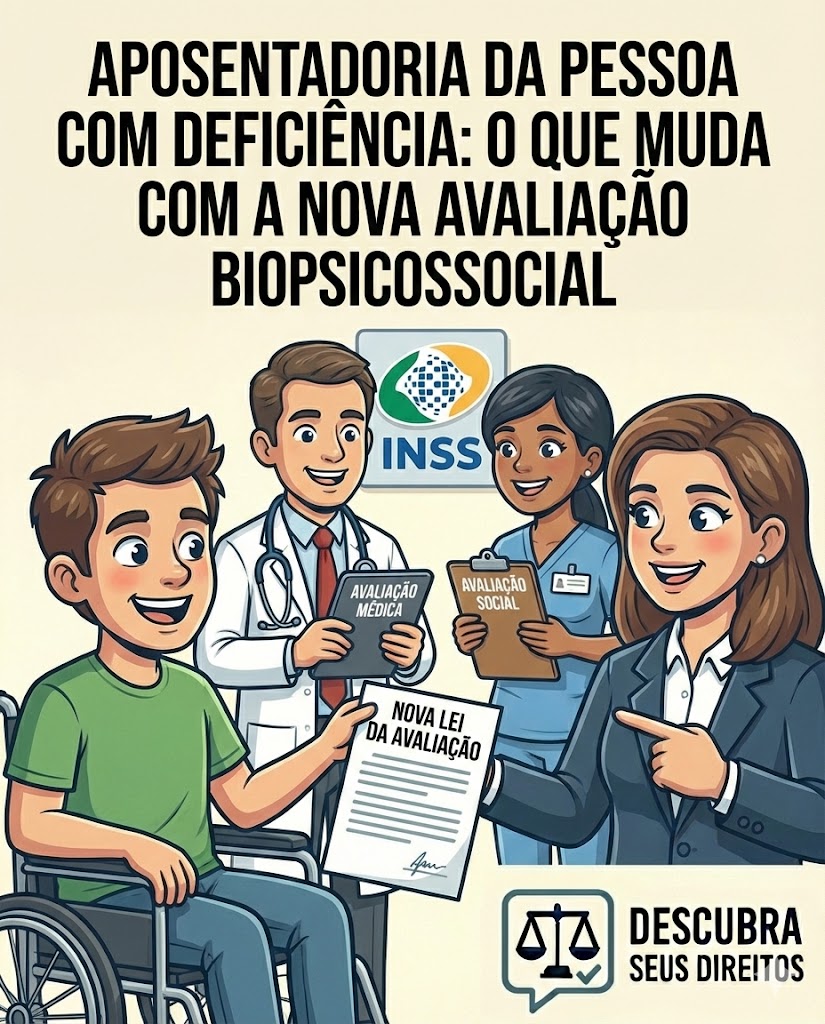 Aposentadoria da Pessoa com Deficiência: o que muda com a nova avaliação em 2026?