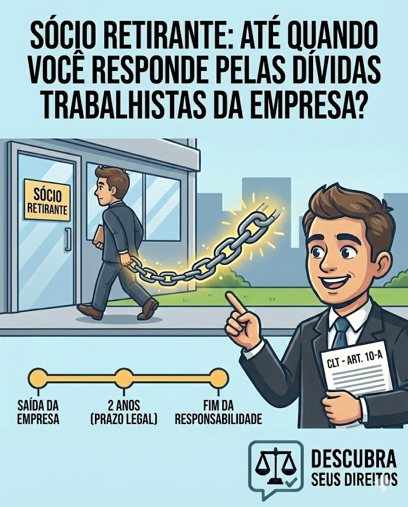 Sócio retirante: até quando você responde por dívidas trabalhistas da empresa?