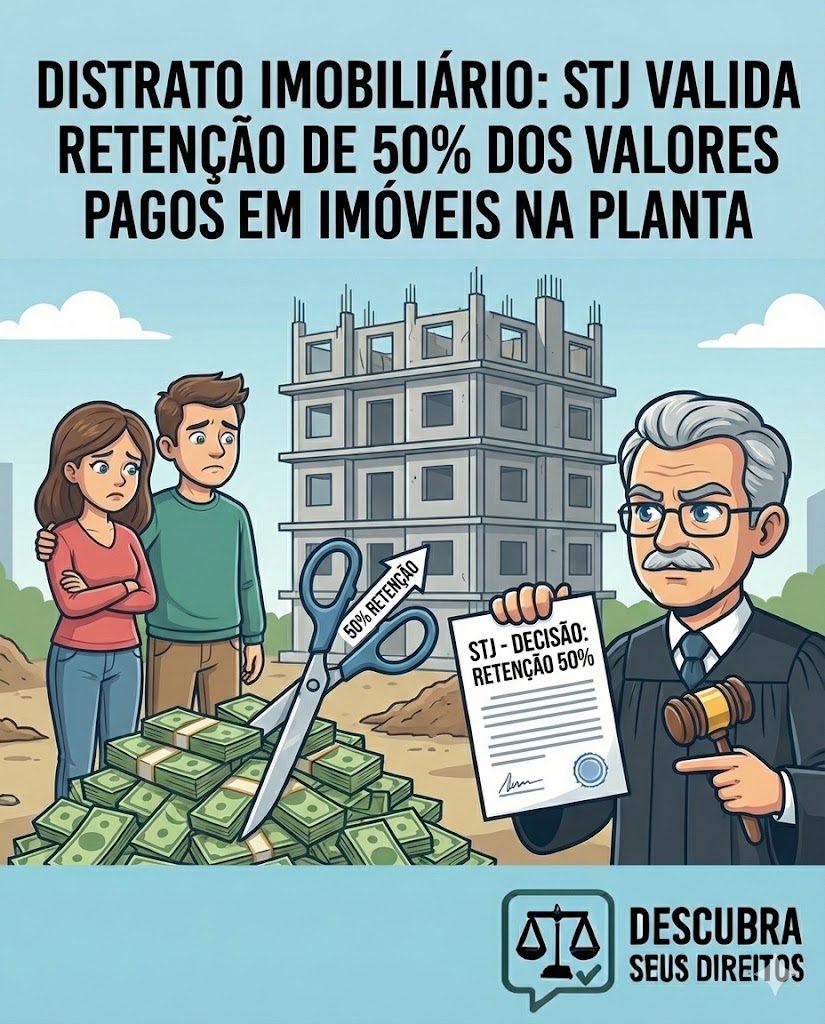 Distrato imobiliário: o STJ pode permitir retenção de 50% do que foi pago?