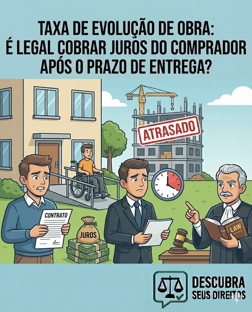 Taxa de evolução de obra: é legal cobrar juros do comprador após o prazo de entrega?