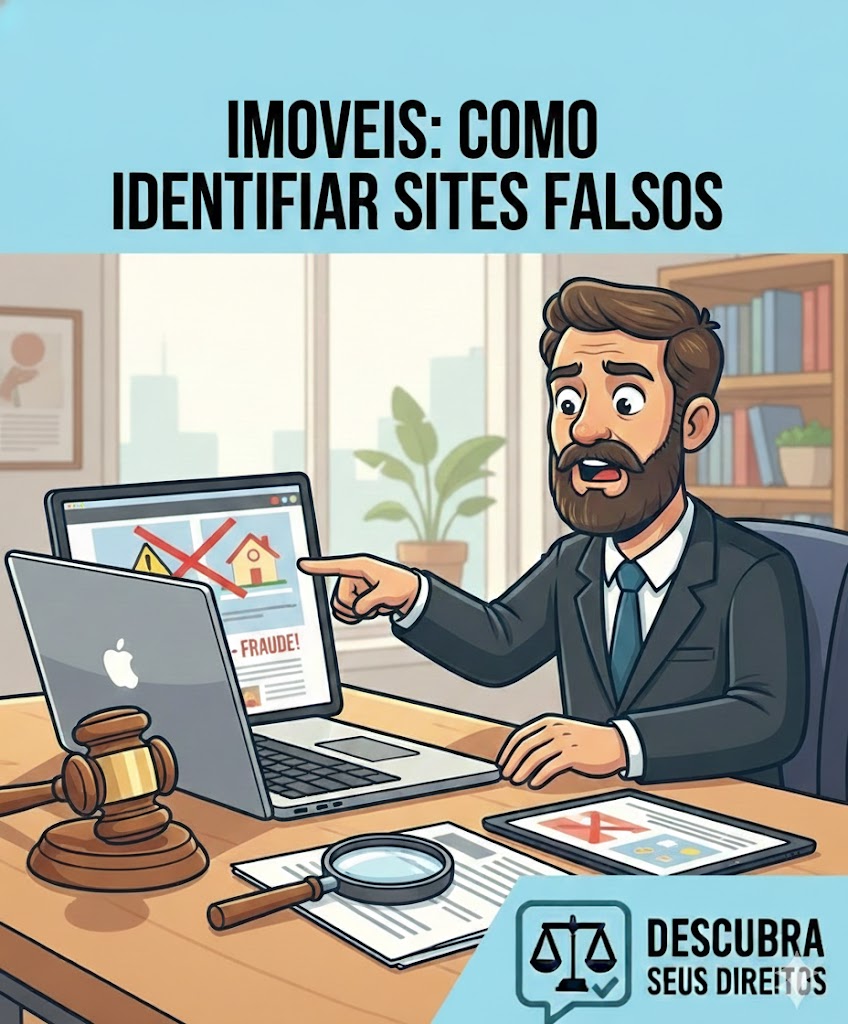 Fraude em leilão de imóveis: como identificar sites falsos e responsabilizar os envolvidos