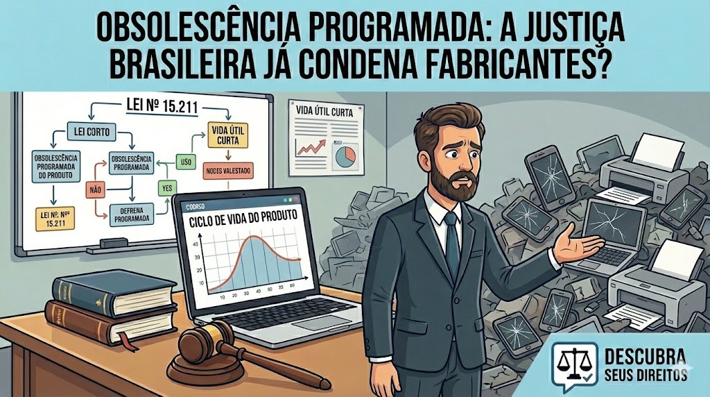 Obsolescência programada: a Justiça brasileira já condena fabricantes por “vida útil curta”?