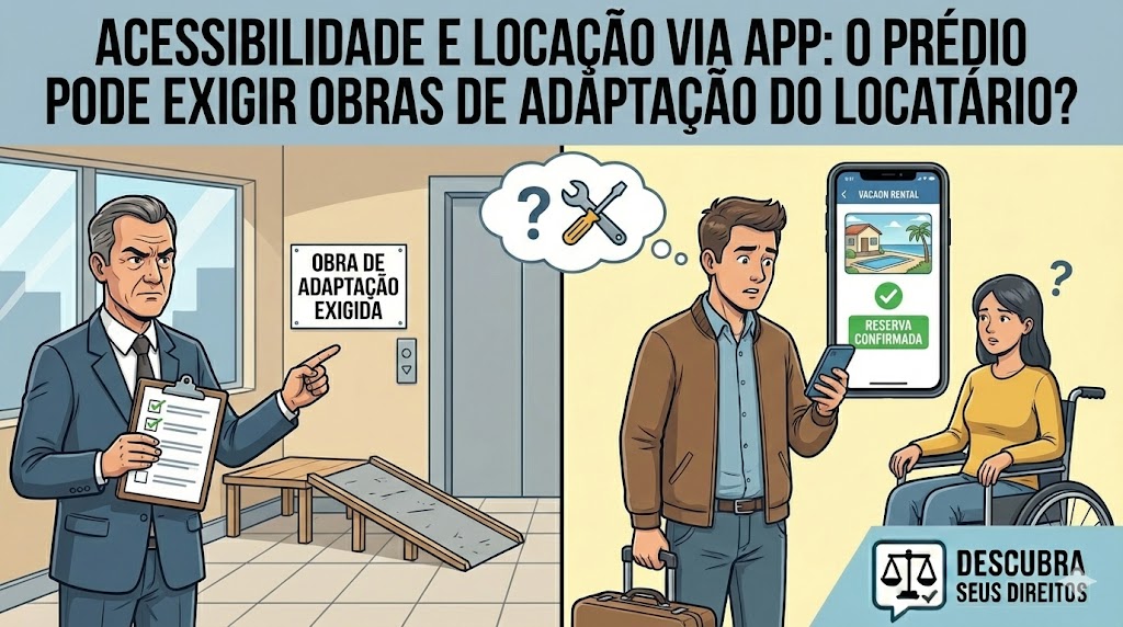 Acessibilidade e locação via app: o prédio pode exigir obras de adaptação do locatário?