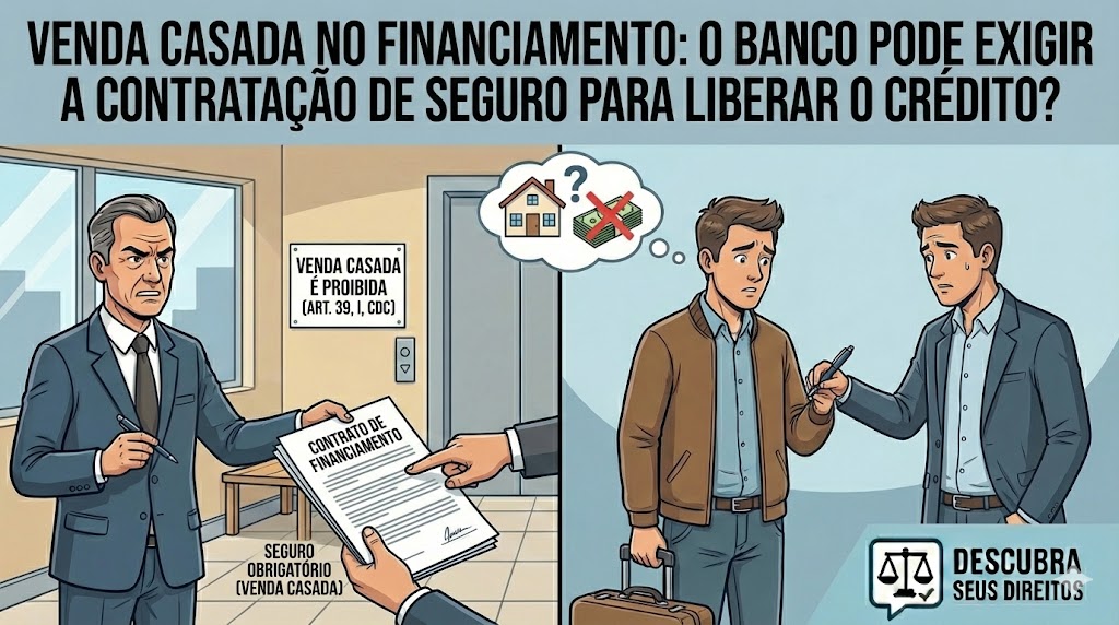 Venda casada no financiamento: o banco pode exigir a contratação de seguro para liberar o crédito?