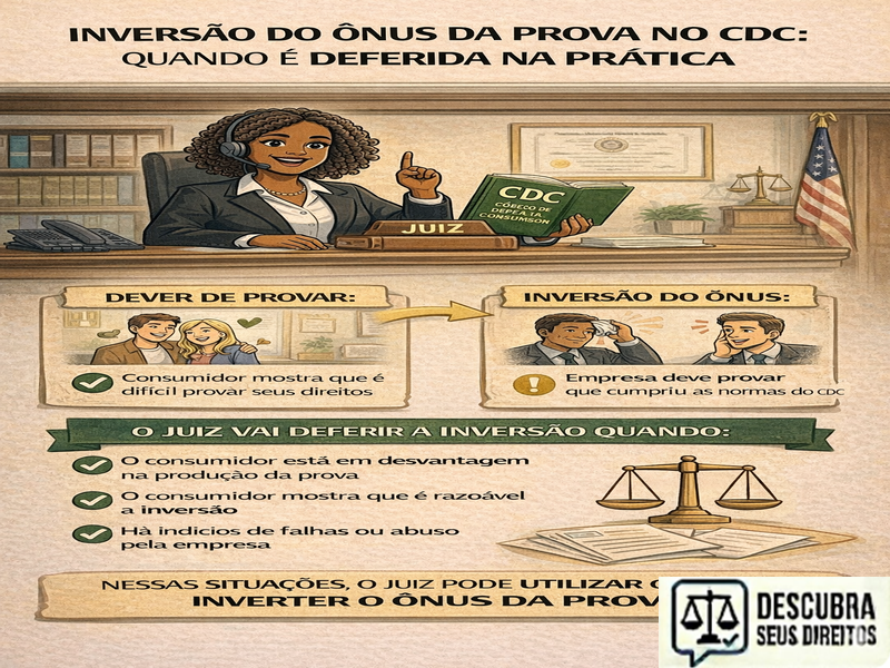 Inversão do ônus da prova no CDC: quando é deferida na prática