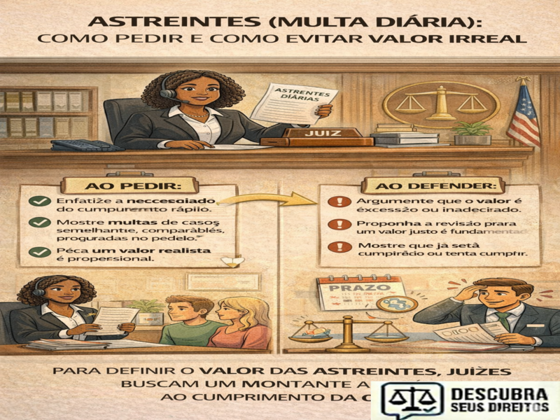 Astreintes (multa diária): como pedir e como evitar valor irreal
