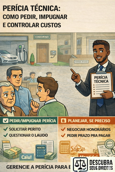 Perícia técnica: como pedir, impugnar e controlar custos