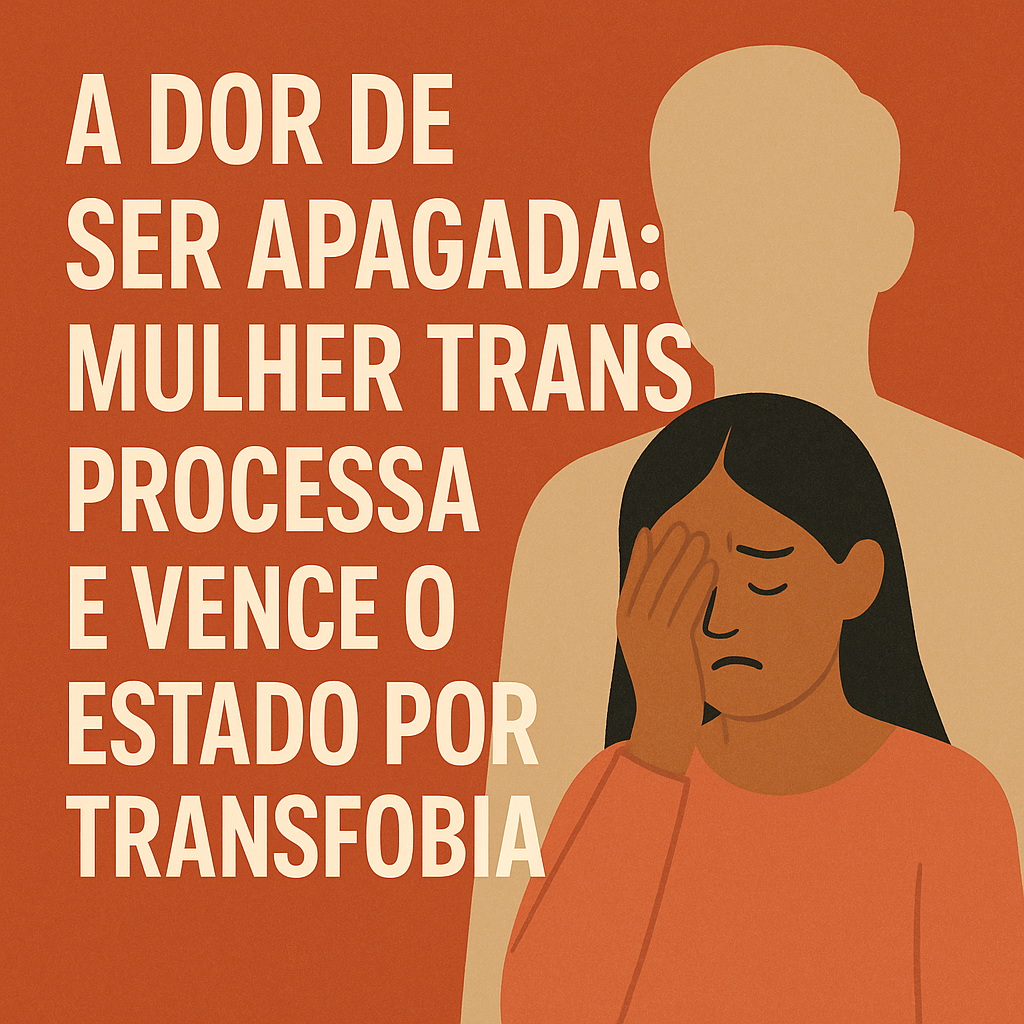 A dor de ser apagada: mulher trans processa e vence o Estado por  transfobia.